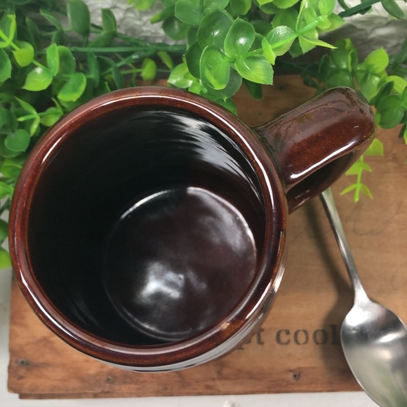 Hull Marcrest VTG 18oz Daisy Dot Stonewear Mug Coffee Tea Beer Drinkware - Picture 7 of 16